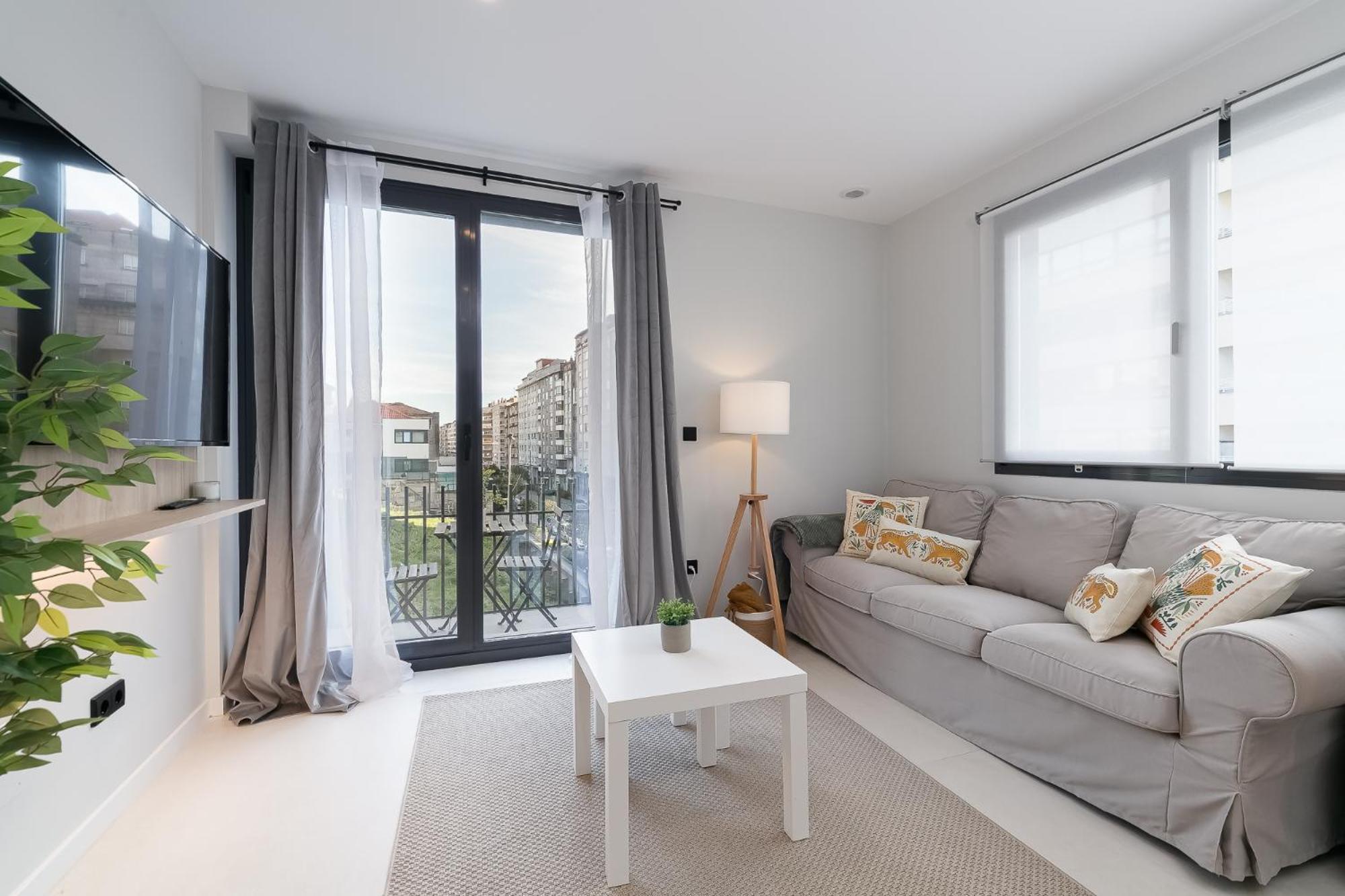 Elegante Y Luminoso En Vigo - Apto 6 By Cabana Rentals Kültér fotó